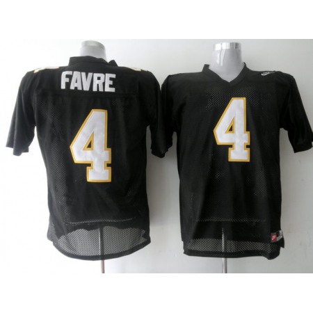 Golden Eagles #4 Brett Favre Black Stitched NCAA Jersey