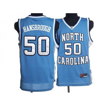 North Carolina #50 Tyler Hansbrough Blue Stitched NCAA Jersey
