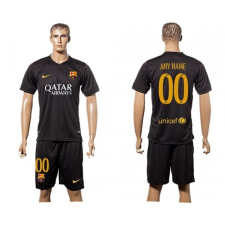 Barcelona Personalized Black Soccer Club Jersey