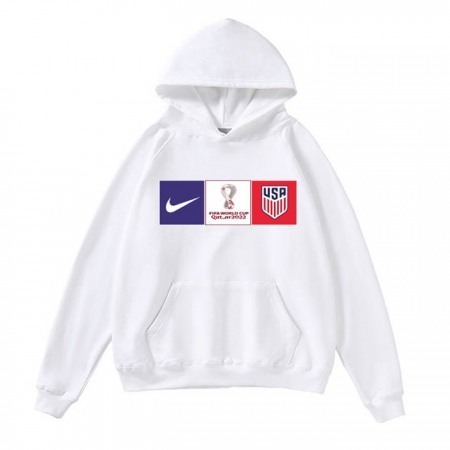 Men's American World Cup Soccer Hoodie White