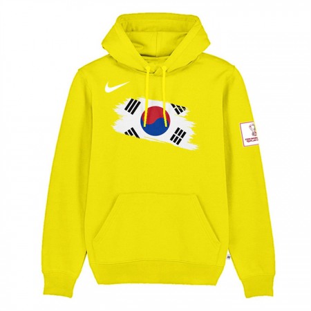 Men's Korea FIFA World Cup Soccer Hoodie Yellow