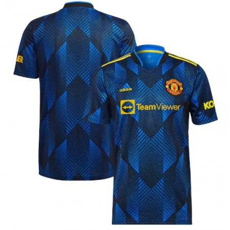 Men's Manchester United Blue Soccer Club Jersey