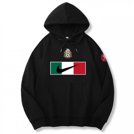 Men's Mexico World Cup Soccer Hoodie Black