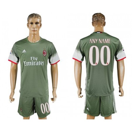 AC Milan Personalized Sec Away Soccer Club Jersey