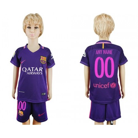 Barcelona Personalized Away Kid Soccer Club Jersey