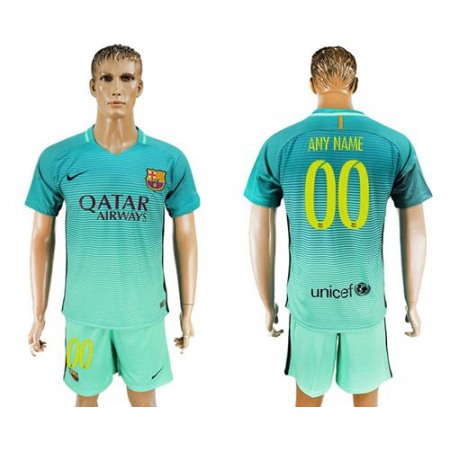 Barcelona Personalized Sec Away Soccer Club Jersey