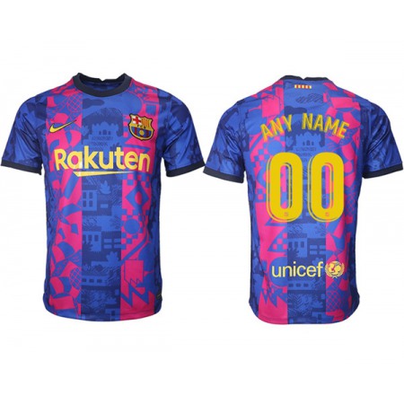 Men's Barcelona Custom Home Soccer Jersey