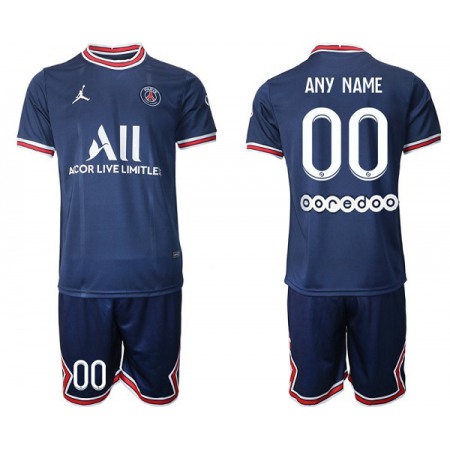 Men's Paris Saint-Germain Custom 2021/22 Blue Soccer Jersey