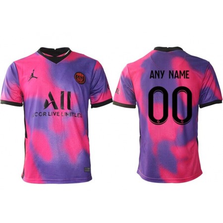 Men's Paris Saint-Germain Custom Pink Soccer Jersey