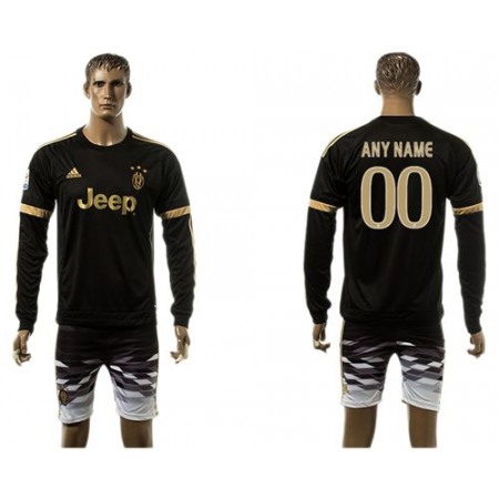 Juventus Personalized Sec Away Long Sleeves Soccer Club Jersey