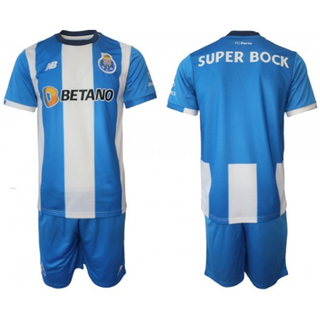 Men's FC Porto Custom 2023/24 Blue/White Home Soccer Jersey Suit