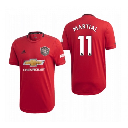 Men's Manchester United #11 Anthony Martial Red 2019 Soccer Club Home Jersey