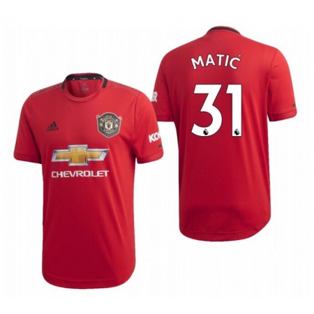 Men's Manchester United #31 Nemanja Matic Red 2019 Soccer Club Home Jersey