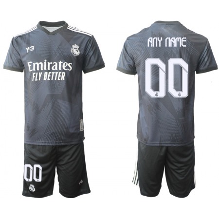 Men's Real Madrid Custom 22/23 Black Soccer Jersey Suit