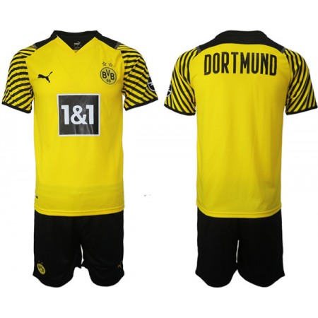Men's Borussia Dortmund Home Soccer Jersey Suit