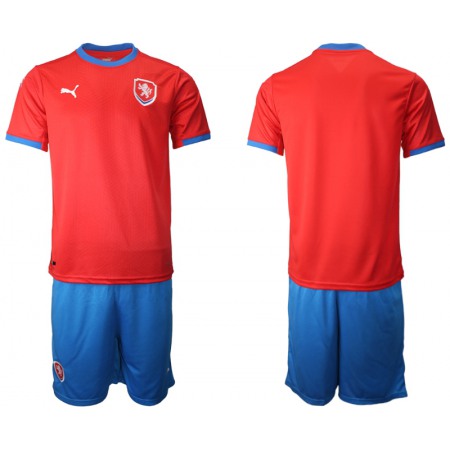 Men's Czech Republic National Team Custom Home Soccer Jersey Suit