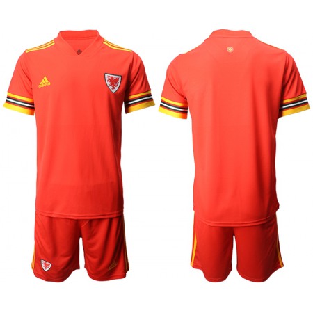 Men's Wales National Team Custom Red Home Soccer Jersey Suit