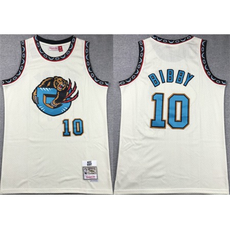 Men's Memphis Grizzlies #10 Mike Bibby Turquoise White Stitched Jersey