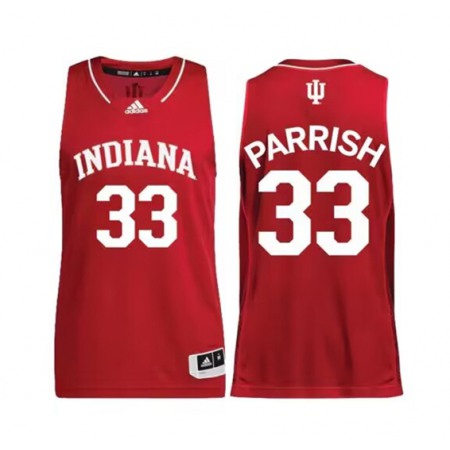 Women's Indiana Hoosiers #33 Sydney Parrish Red Stitched Jersey