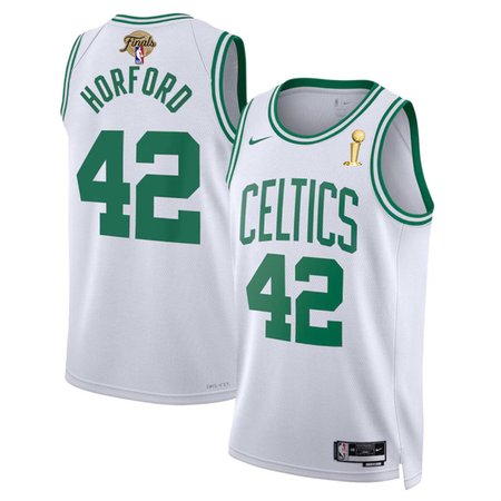 Men's Boston Celtics #42 Al Horford White 2024 Finals Champions Association Edition Stitched Basketball Jersey