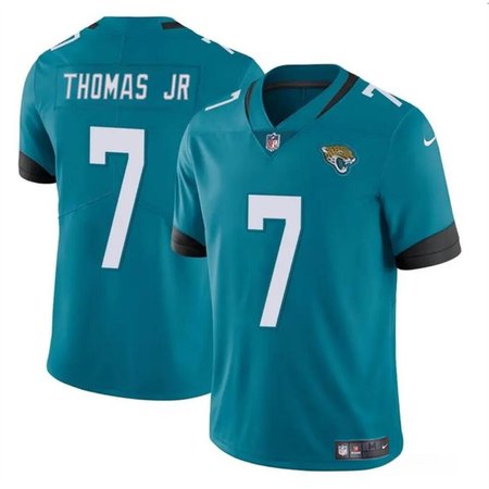 Youth Jacksonville Jaguars #7 Brian Thomas Jr Teal 2024 Draft Vapor Untouchable Limited Stitched Jersey