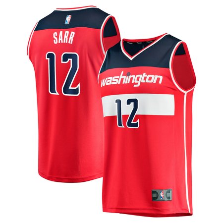 Men's Washington Wizards Alexandre Sarr Fanatics Red 2024 NBA Draft Fast Break Player Jersey - Icon Edition