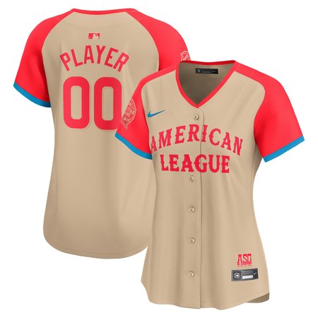 Women's American League Nike Cream 2024 MLB All-Star Game Limited Pick-A-Player Jersey