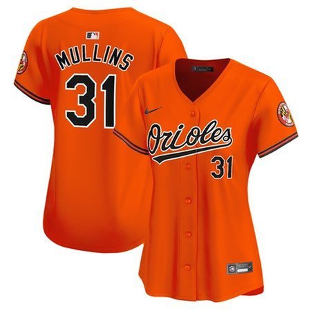 Women's Baltimore Orioles Cedric Mullins Nike Orange Home Limited Player Jersey