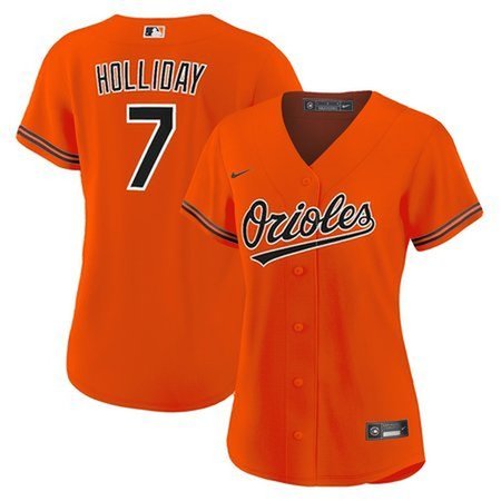 Women's Baltimore Orioles Jackson Holliday Nike Orange Home Limited Player Jersey