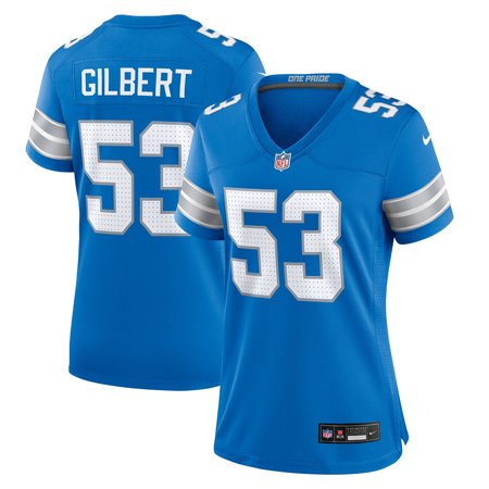 Women's Detroit Lions DaRon Gilbert Nike Blue Game Jersey