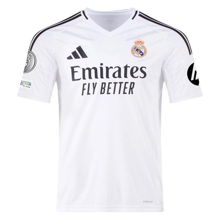 Kylian Mbappe Real Madrid 24/25 Home Jersey by adidas