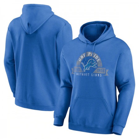 Men's Detroit Lions Blue Pullover Hoodie