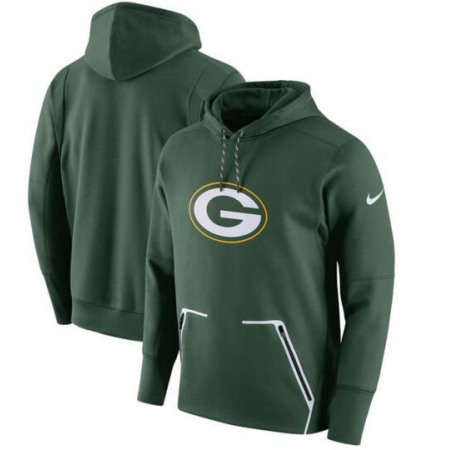Men's Nike Green Bay Packers Green Champ Drive Vapor Speed Pullover Hoodie