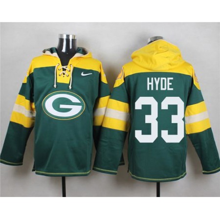 Nike Packers #33 Micah Hyde Green Player Pullover NFL Hoodie