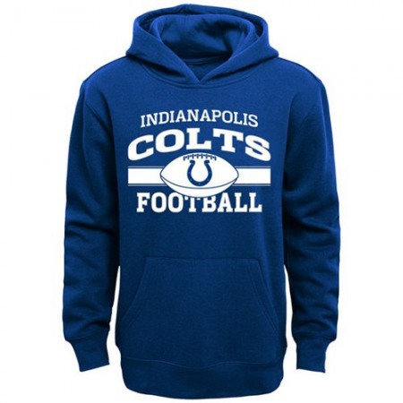 Indianapolis Colts Long Pass Pullover Hoodie Royal Blue