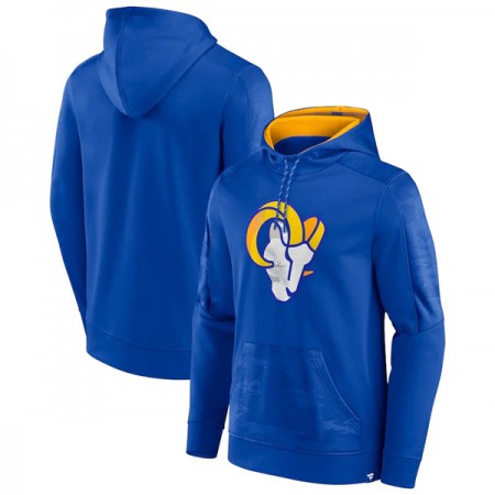 Men's Los Angeles Rams Royal On The Ball Pullover Hoodie