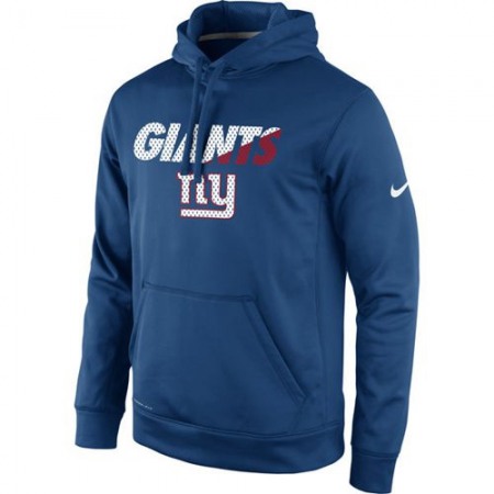 New York Giants Nike Kick Off Staff Performance Pullover Hoodie Royal