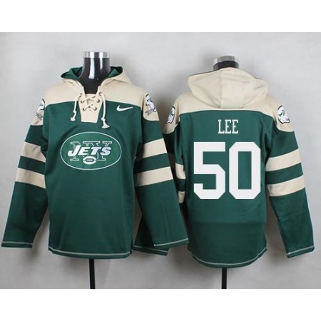 Nike Jets #50 Darron Lee Green Player Pullover NFL Hoodie