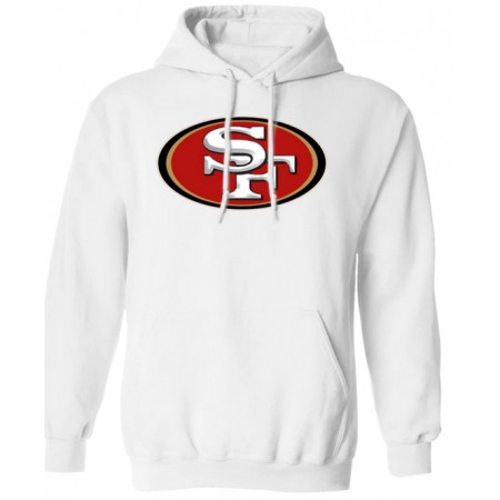 Men's San Francisco 49ers 2020 White Pullover Hoodie