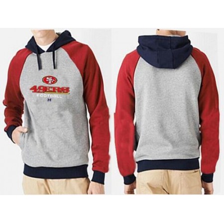 San Francisco 49ers Critical Victory Pullover Hoodie Grey & Red