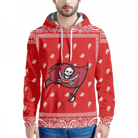 Men's Tampa Bay Buccaneers Red Pullover Hoodie