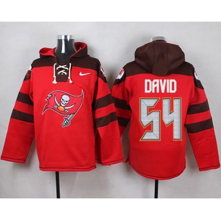 Nike Buccaneers #54 Lavonte David Red Player Pullover NFL Hoodie