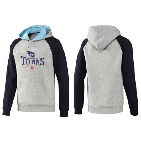 Tennessee Titans Critical Victory Pullover Hoodie Grey & Blue