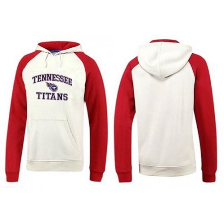 Tennessee Titans Heart & Soul Pullover Hoodie White & Red