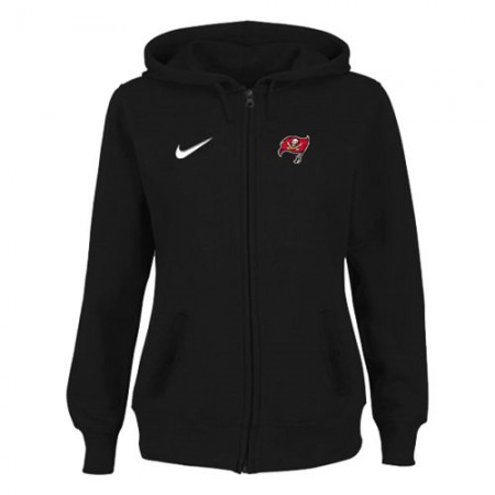 Women's Tampa Bay Buccaneers Stadium Rally Full Zip Hoodie Black