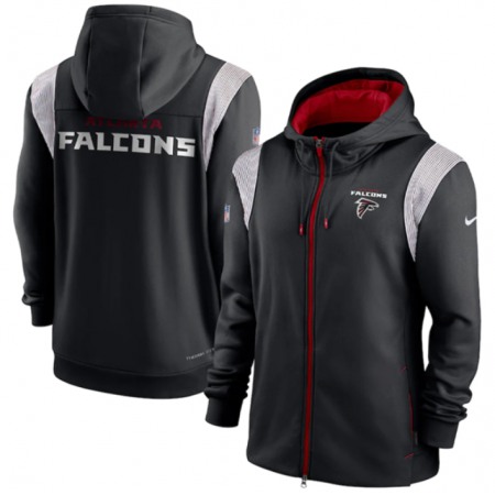 Men's Atlanta Falcons Black zipper Hoodie