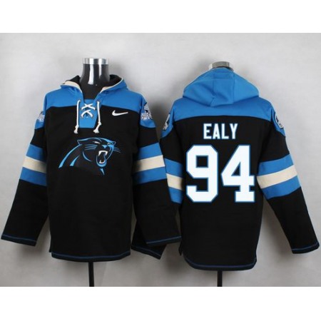 Nike Panthers #94 Kony Ealy Black Player Pullover NFL Hoodie