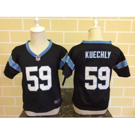 Toddler Nike Carolina Panthers #59 Luke Kuechly Black Stitched NFL Jersey