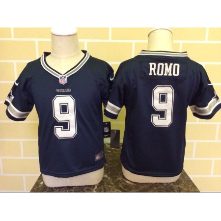 Toddler Nike Dallas Cowboys #9 Tony Romo Blue Stitched NFL Jersey