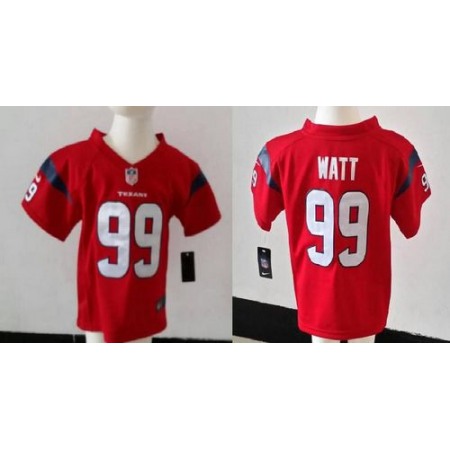 Toddler Nike Texans #99 J.J. Watt Red Alternate Stitched NFL Elite Jersey